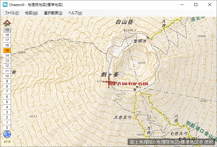 地図の閲覧